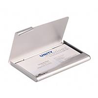 Durable card holder metal box for business cards