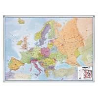 Legamaster wandkaart Europa politiek/autowegen 141x102cm