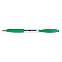 Bic® Atlantis, retractable ballpoint pen, medium, green