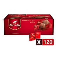 Chocolat au lait Côte d Or Mignonnettes, la boîte de 120 pièces