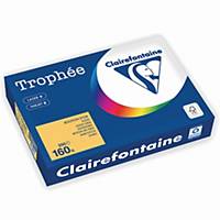 Clairef. Multifunktionspapier Trophée 1103C, A4, 160 g/m², goldgelb, pas. 250Bl