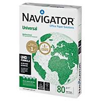 Caja 5 paquetes 500 hojas papel NAVIGATOR Universal A4 80g/m2 blanco