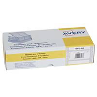 Etiquette matricielle Avery - T3913-500 - 107 x 48,8 mm - blanche - par 3000