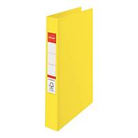 2-RING BINDER A4 35MM YELLOW