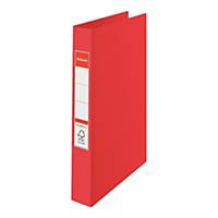 2-RING BINDER A4 35MM RED