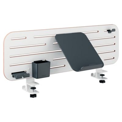 Leitz Ergo Pegboard Desk Organiser with laptop holder, 80x25 cm