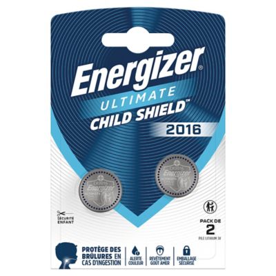 PK2 Energizer Child Safe Lithium CR2016