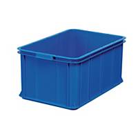 Opbevaringskasse, 55 L, 60 x 40 x 28,5 cm, plast, blå