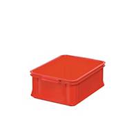 Opbevaringskasse, 13 L, 14,7 x 30 x 40 cm, plast, rød