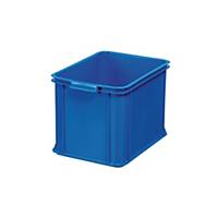 Opbevaringskasse, 28 L, 28,5 x 30 x 40 cm, plast, blå