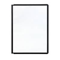 Display panels Durable 5606 SHERPA, A4, black, 5 pieces