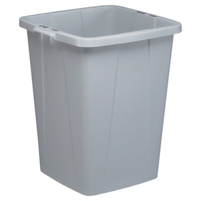 Durable1800503050 Afvalemmer Durabin Eco liter, Blauer Engel gecertificeerd, met handgrepen, 60 L, Grijs