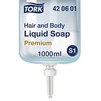 Tork premium soap hair and body 1L 01 - pack of 6