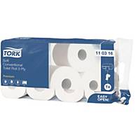 Toilettenpapier Tork 110316, 3-lagig, hochweiss, Pk. à 72 Rollen (9x8 Rollen)