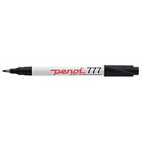 Permanent marker Penol 777, 1 mm, bred tip, sort