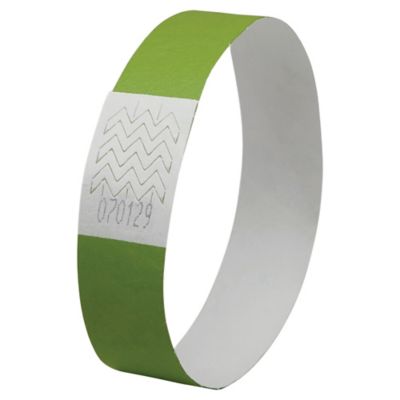 Avery Tyvek Wristbands Green PK500