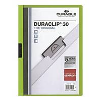 Durable 2200 Duraclip Folder A4 Green