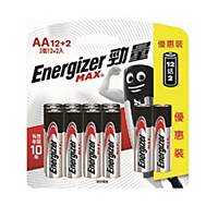 Energizer 勁量 鹼性電池 AA - 12粒裝
