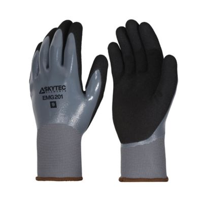 Skytec Elements EMG201 Fully Coated Nitrile Gloves -  Large , Pack of 10 Pairs