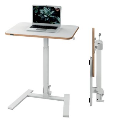 Leitz Ergo Foldable Sit Stand Desk, compact and portable
