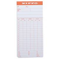 NIPPO TIME CARD PACK OF 100 CARDS