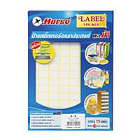 HORSE A3 LABEL 13MM X 19MM 112 LABEL/SHEET - PACK OF 15 SHEETS