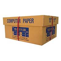 Continuous Paper 1 Ply Plain 15   X 11   - Box of 2,000 Sheets