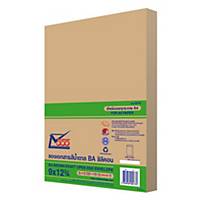 555 Open-End Envelope BA Karft Size 9 X12.3/4  (C4) 110Gram Brown - Pack of 50