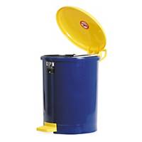 KEEP IN ถังขยะมีฝาปิด RW9085 18ลิตร สีน้ำเงิน    