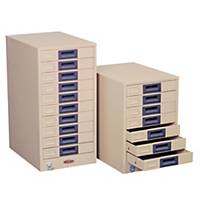 LUCKY FA410 Steel Filing Cabinet 10 Drawers Cream