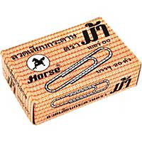HORSE Round Paper Clips 50mm - Box of 20