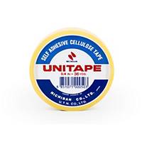 UNITAPE Cellulose Tape 3/4   X 36 Yards 3   Core
