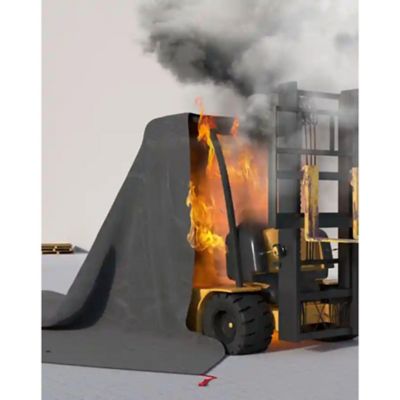"Bridgehill 7m x 7m Forklift Fire Blanket"
