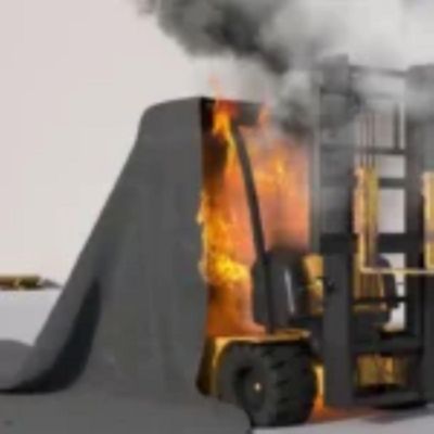 "Bridgehill 5m x 5m Pallet Truck Fire Blanket"