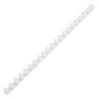 IBICO PLASTIC COMBS 6MM 20 SHEETS WHITE - PACK OF 10