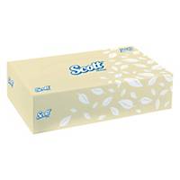 SCOTT กระดาษเช็ดหน้า ขนาด 20.2 X 19 เซนติเมตร กล่อง 150 แผ่น
