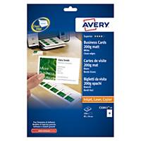 Biglietti da visita stampabili Avery C32011-25 stampanti laser - conf. 250