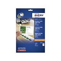 Caja de 250 tarjetas de visita Avery C32011-25 - 85 x 54 mm - 200 g
