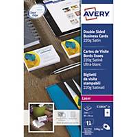 Avery C32016-25 Business Cards, 85 x 54 mm, 10 Cards Per Sheet