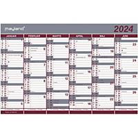 Kalender Mayland 0630 00, 2 x 6 måneder, 2023,  44 x 29 cm