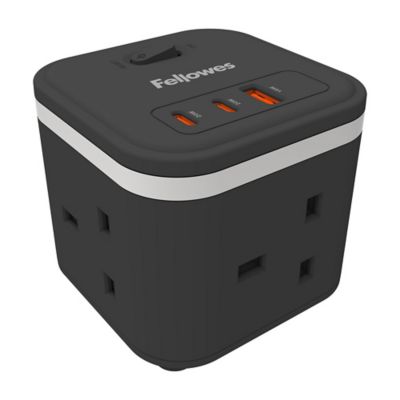 Fellowes Power Cube Black