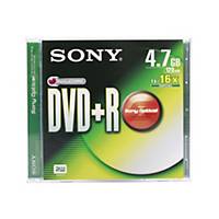 SONY แผ่น DVD+R 120 นาที 4.7 GB ความเร็ว 16X