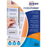 Avery IndexMaker Dividers 10-Part A4 Clear