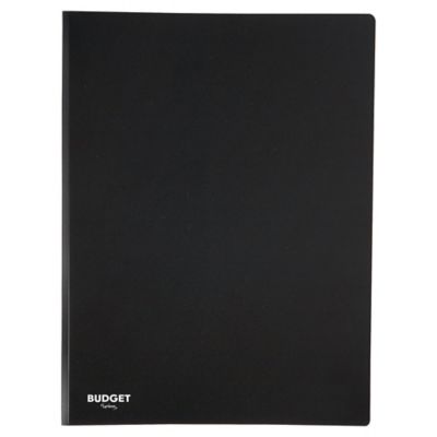 Porte-vues DOHE 20 Pochettes PP Souples - A4, 80 Microns, Couverture Translucide Rouge - 11