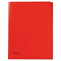 Porte vues Lyreco Budget - PP - 30 pochettes - rouge