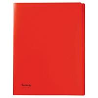 Porte vues Lyreco Budget - PP - 40 pochettes - rouge