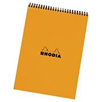 RHODIA 16500 PAD W/WIRE ON TOP A5 80G