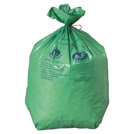 30L Sacs poubelle compostable - 50 Sacs poubelle Bio - Certifié