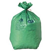 Sac poubelle Green - NF Environnement - 30 L - 25µ - vert - 500 sacs