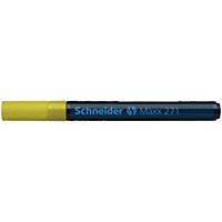 Schneider Lackmarker Maxx 271, Rundspitze, Strichstärke: 1-2mm, gelb